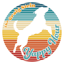 HSSW Craig Stein Yappy Hour Coasters White